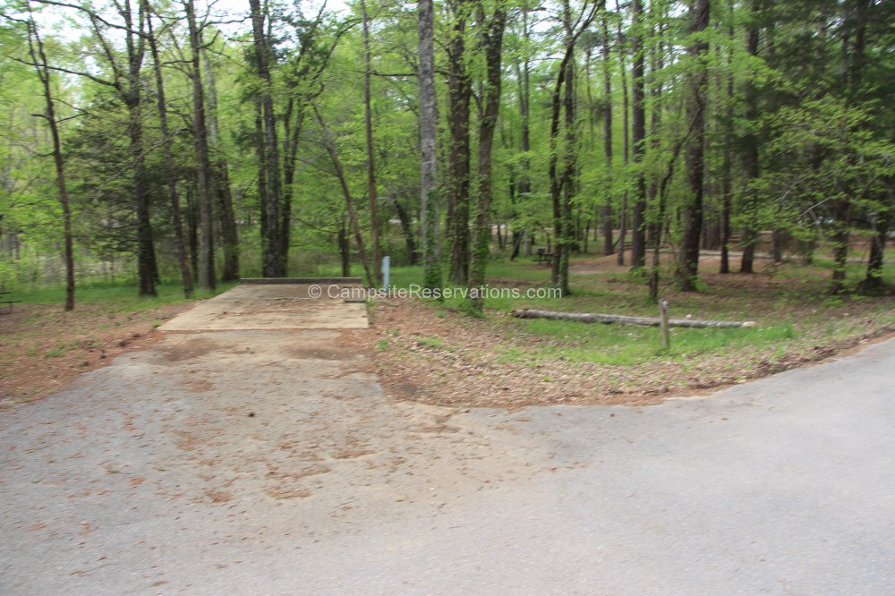 Photo of Campsite 45 in Tishomingo State Park Campground at Tishomingo
